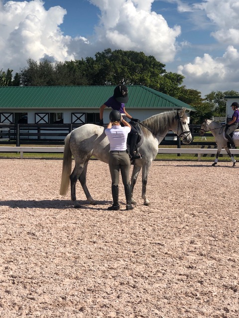 Emily Gill and student